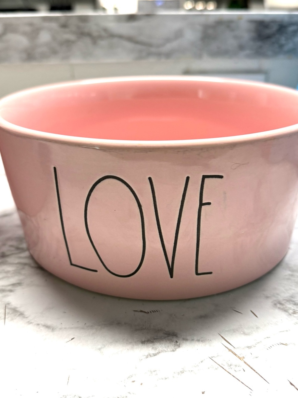 Rae Dunn Large Ceramic Dog Bowl - Picture 3 of 6